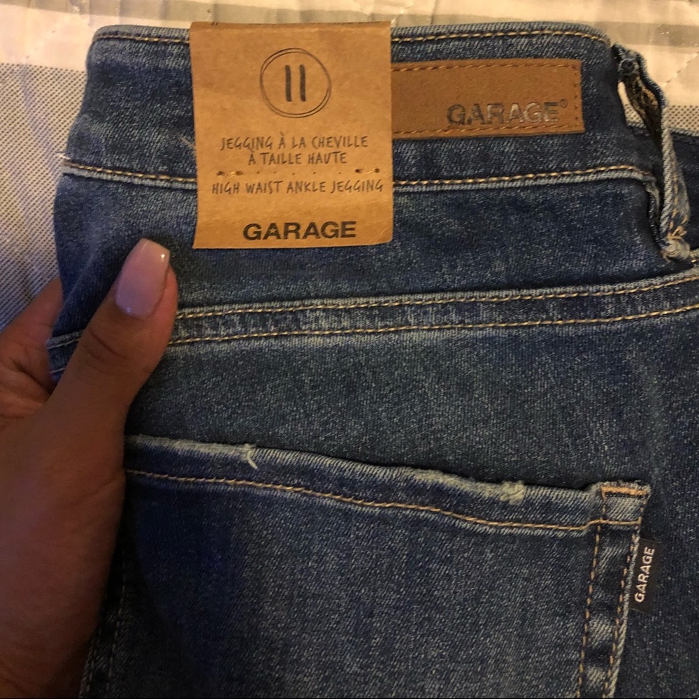 High Rise, Ankle Denim Jeggings